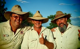 Smithy, Dan Walker and our driver